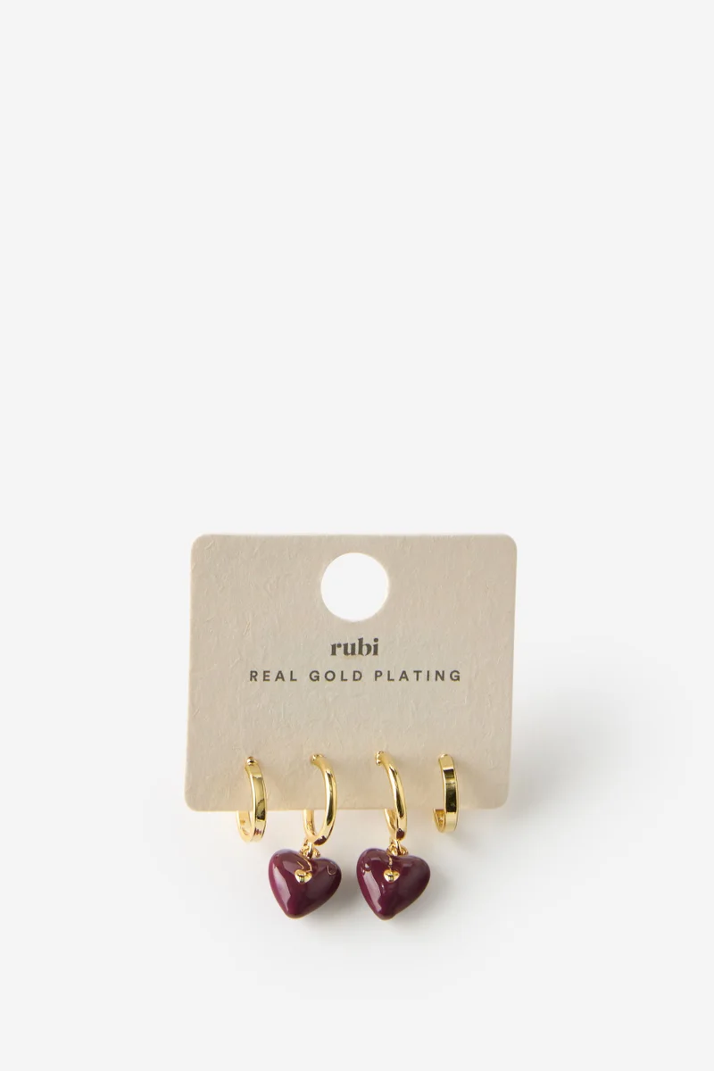 Rubi 2Pk Mid Earring